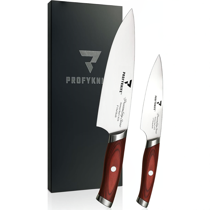 PROFYKNIFE PrecisionEdge Ultra Sharp 2 Piece Knife Set