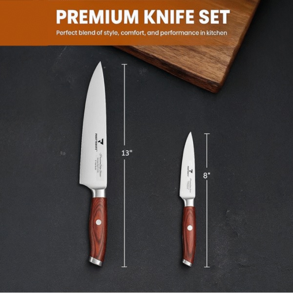 PROFYKNIFE PrecisionEdge Ultra Sharp 2 Piece Knife Set - Image 4