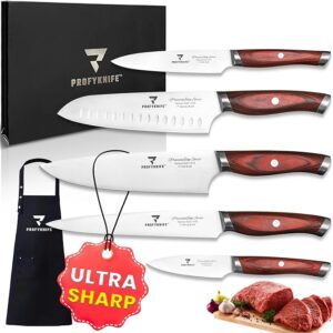 PROFYKNIFE PrecisionEdge Ultra Sharp 5 Piece Knife Set
