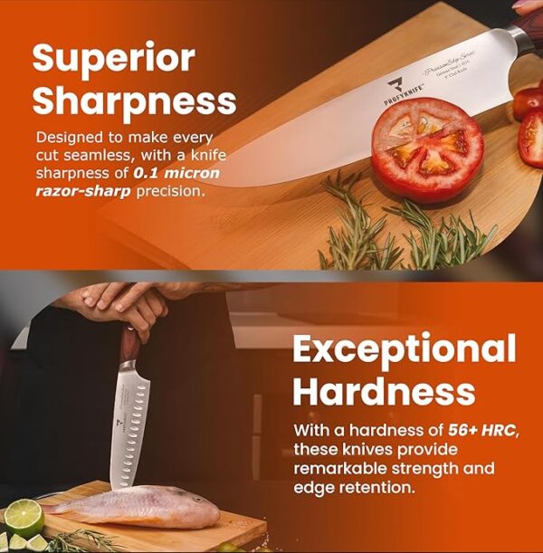 PROFYKNIFE PrecisionEdge Ultra Sharp 3 Piece Knife Set - Image 4